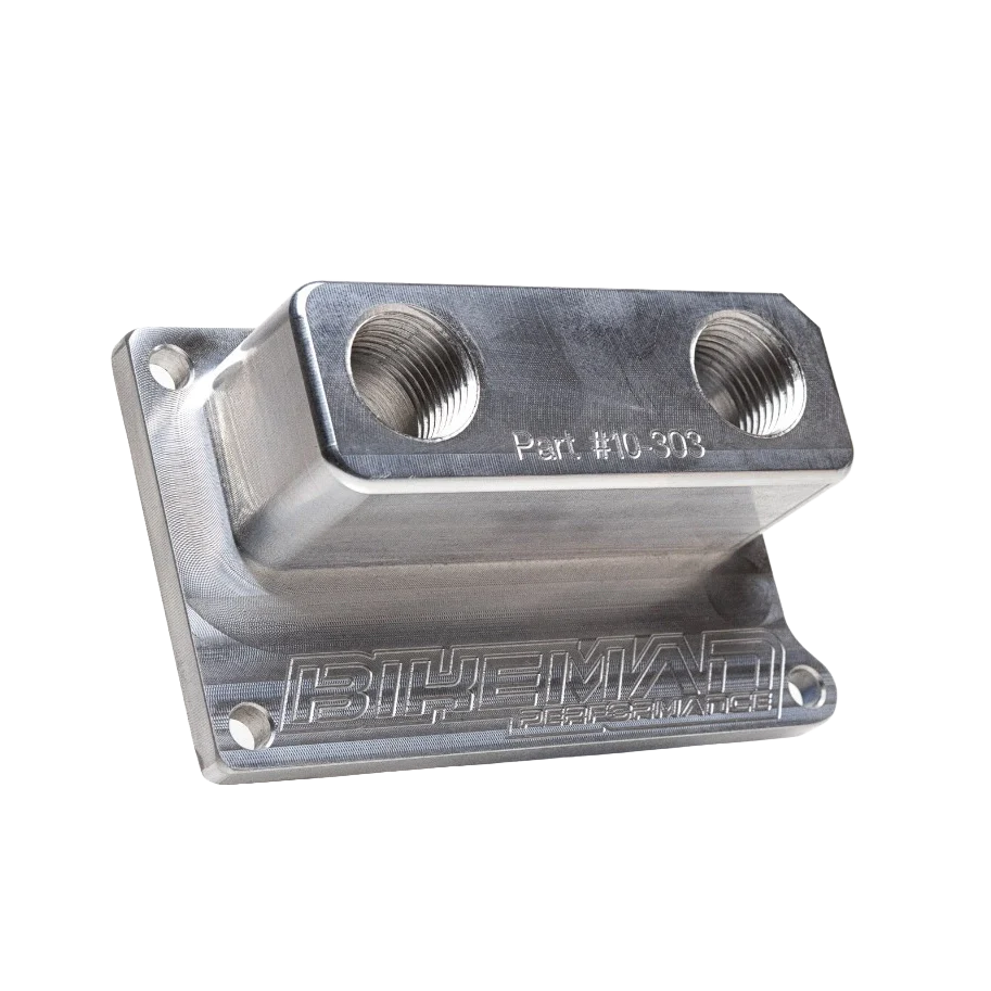 Bikeman Performance Polaris RZR Oil Cooler Adapter 1/2" Female MPT