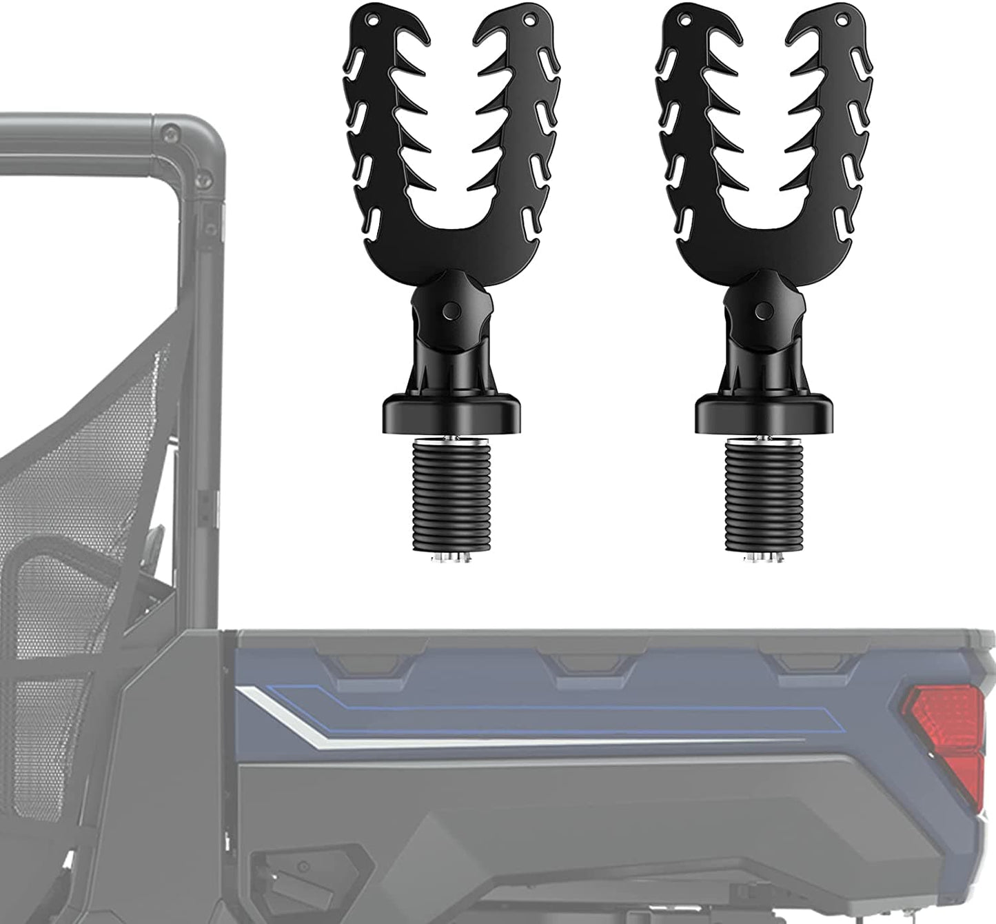 Kemimoto UTV Tool Rack for Polaris Ranger & General