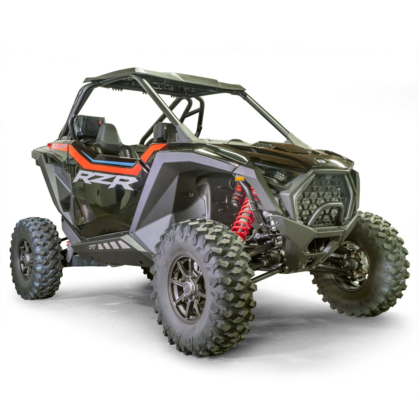 DRT Premium Black Rock Sliders for Polaris RZR Pro 2-Seat
