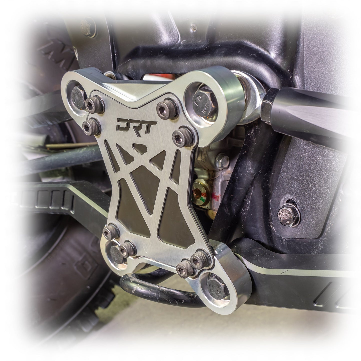 DRT Polaris XP1000 M12 3-PC Radius Rod Reinforcement Plate