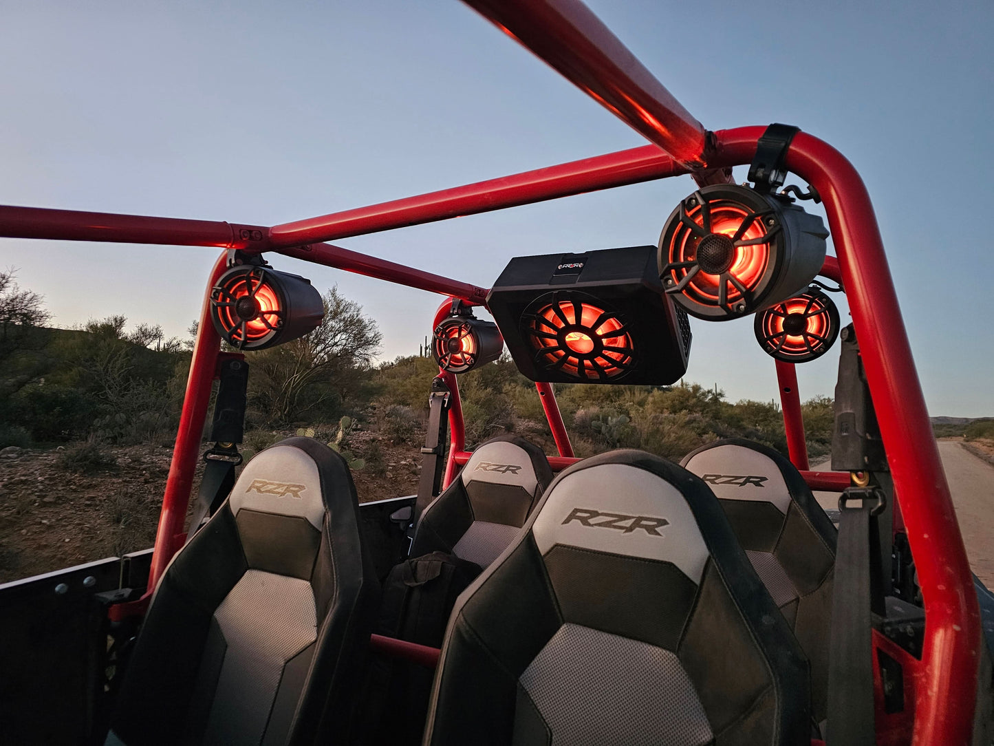 NOAM AUDIO Dual NSUB.3 & HS4.4 UTV Mounts Marine