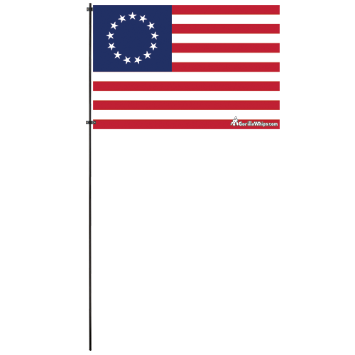 Betsy Ross 2x3 Grommet Flag Double Layer