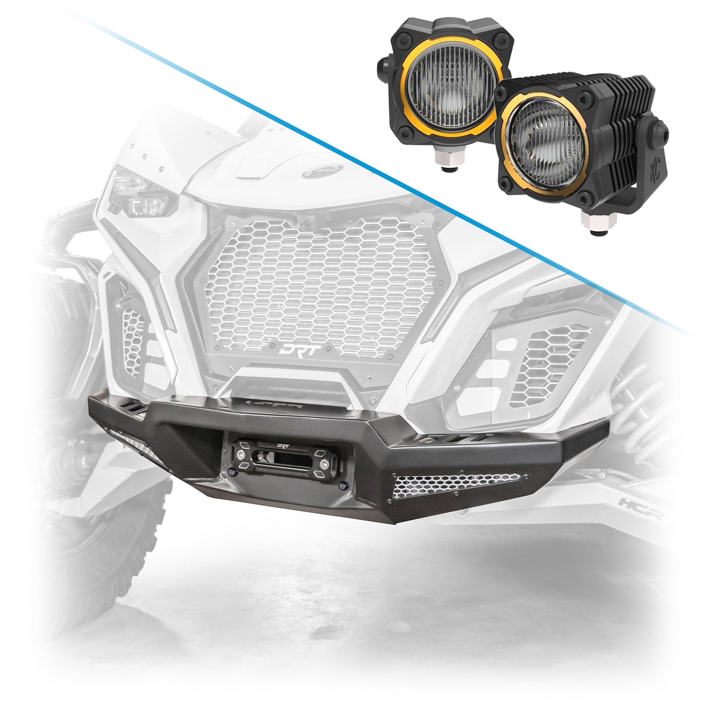 DRT HD Steel Winch Bumper for 2024 Can-Am Maverick R