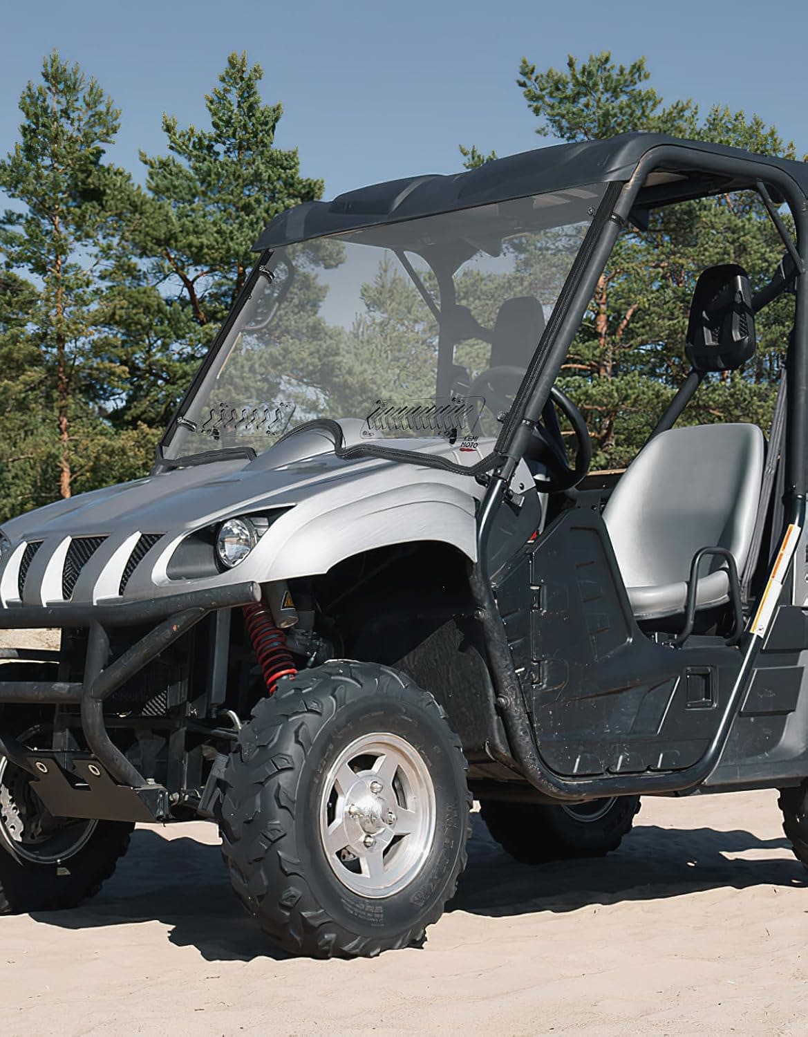 Kemimoto Heavy Duty Front Windshield for Rhino 450/660/700