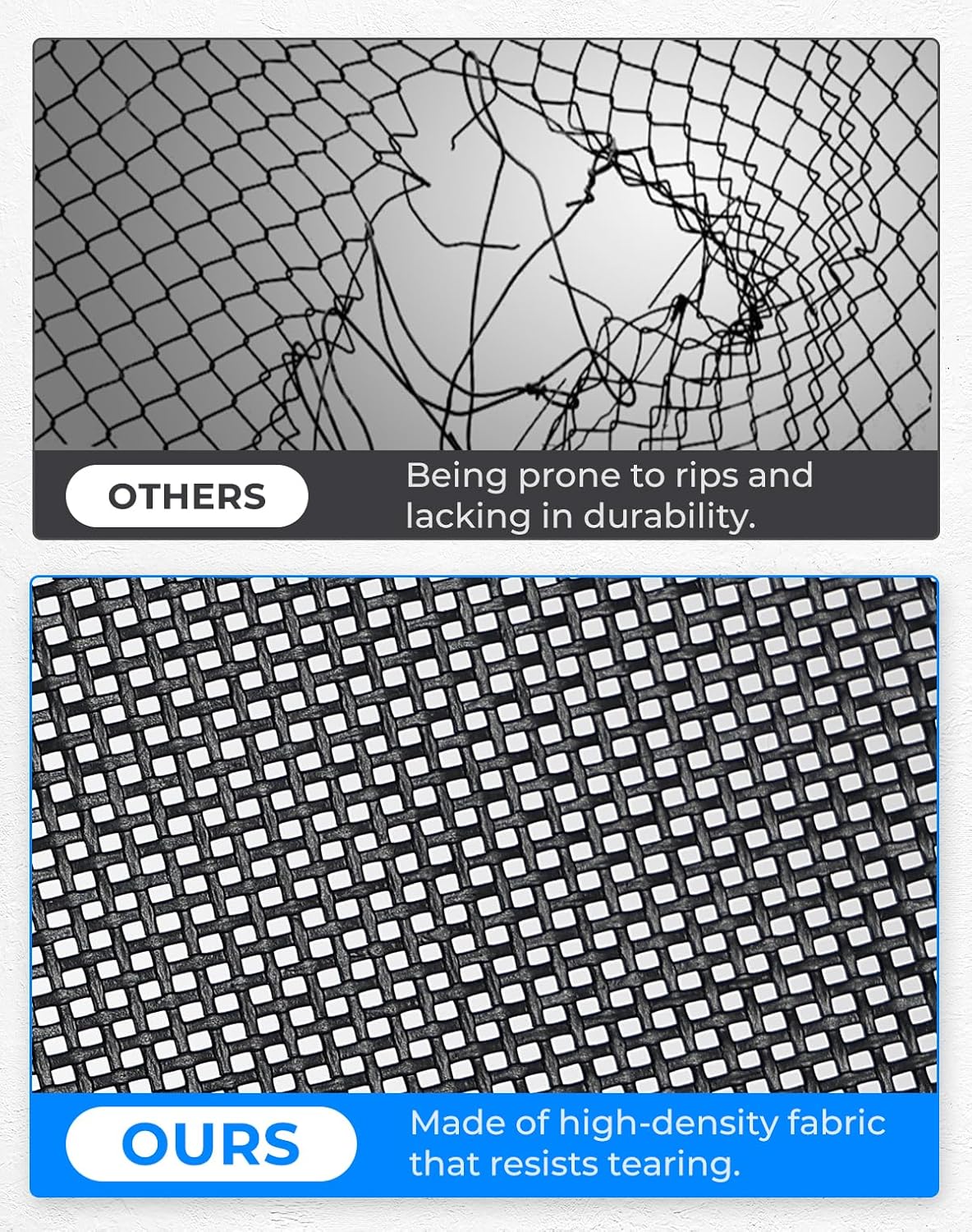 Kemimoto UTV Sunshade Window Net for Polaris Ranger 1000 XP/CREW