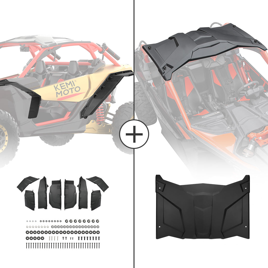 KEMIMOTO Extended Fender Flares and Hard Roof XXL Upgraded