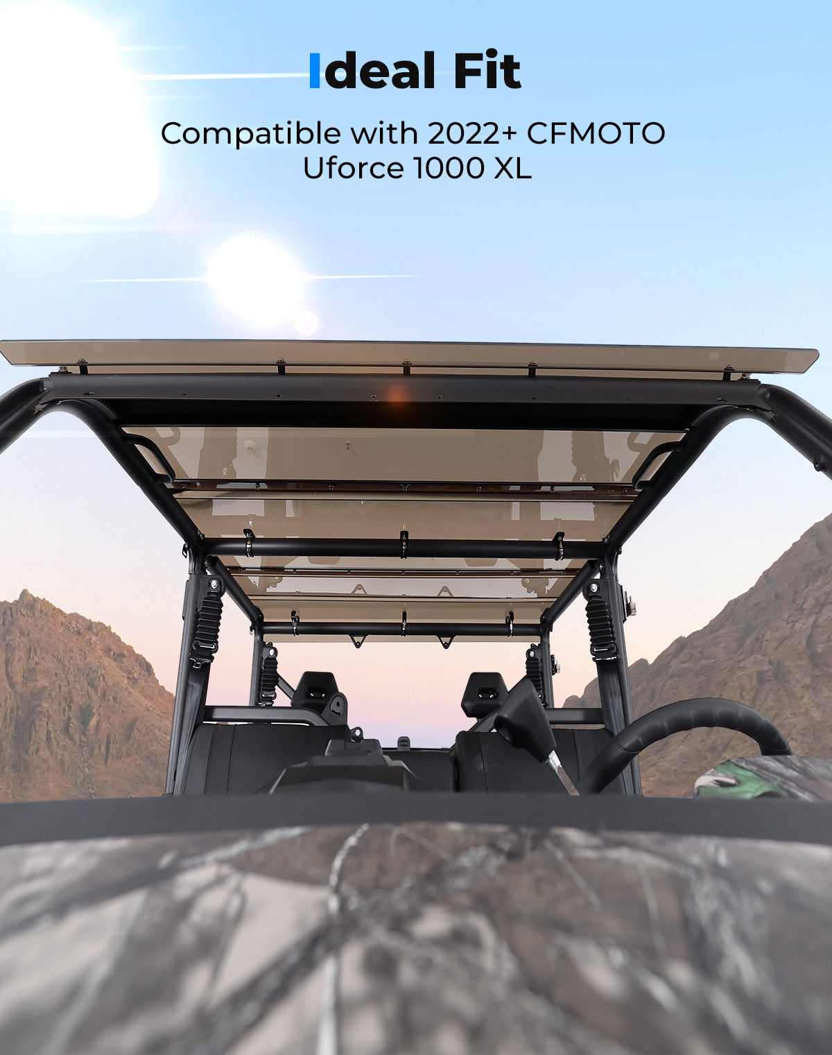 Kemimoto Hard Roof for CFMOTO UForce 1000XL 2022‑2025 UV‑Protective