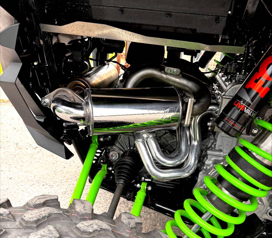 Gibson Performance Exhaust Kawasaki Teryx H2 4Seater Chrome Ceramic