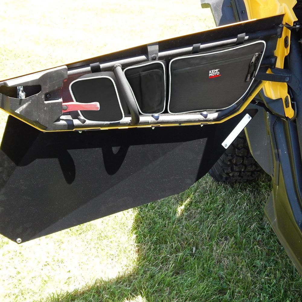 Kemimoto Can‑Am Maverick X3 Side View Mirrors Door Storage Bags
