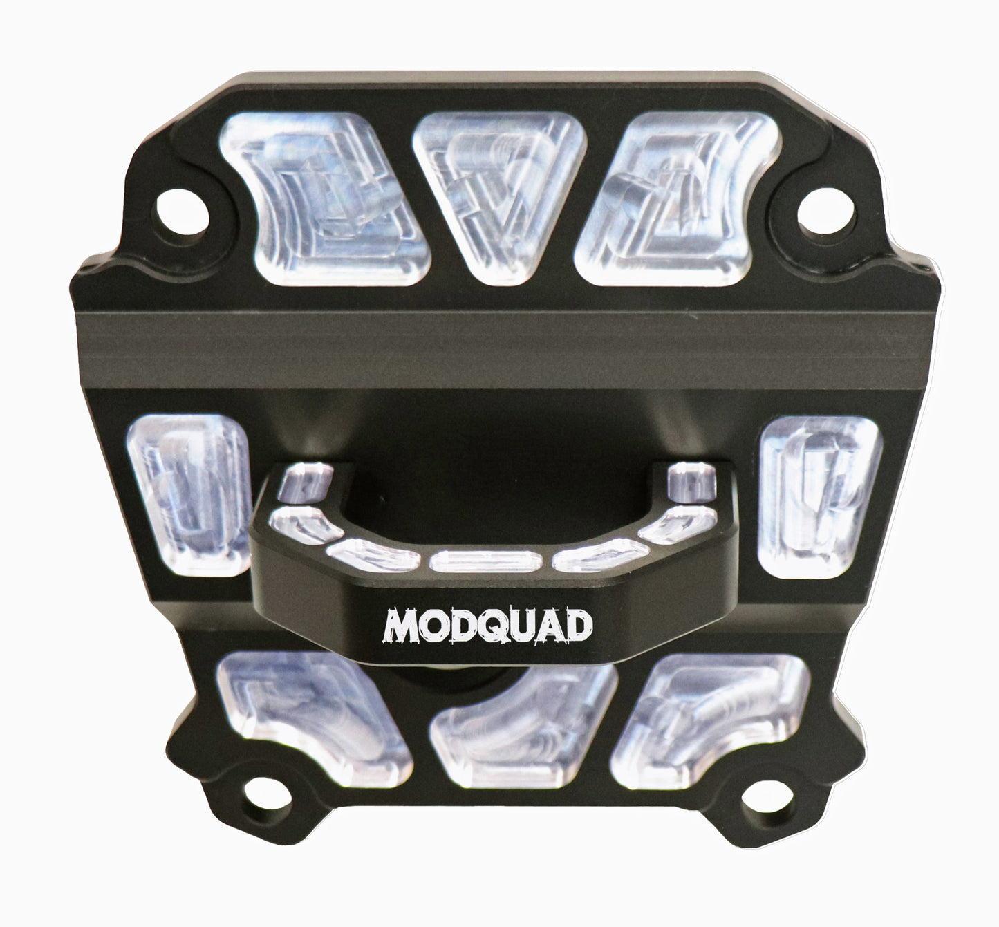 Polaris Rear Differential Plate with Hook Black Anodized
