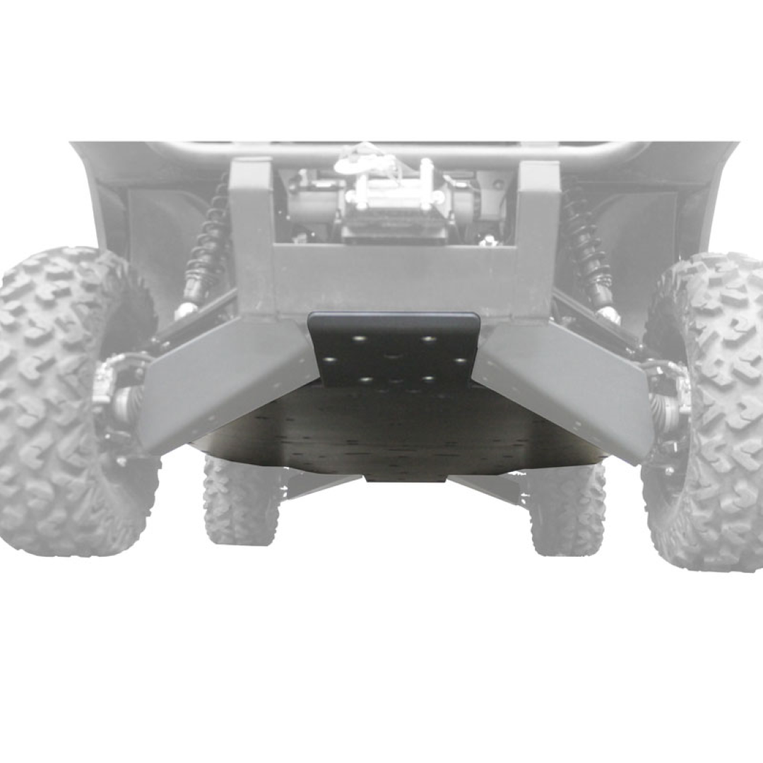 Kawasaki Mule Pro UHMW Skid Plate with Rock Sliders