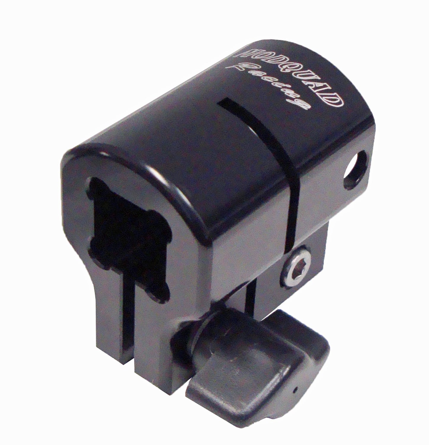 Grab Handle Anti-Rattle Lock Billet Aluminum Black Anodized