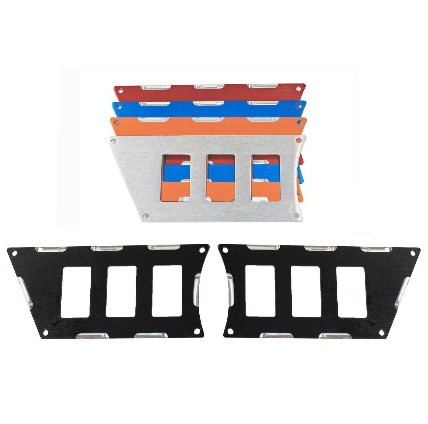 Polaris UTV Switch Panel 6-Place Black