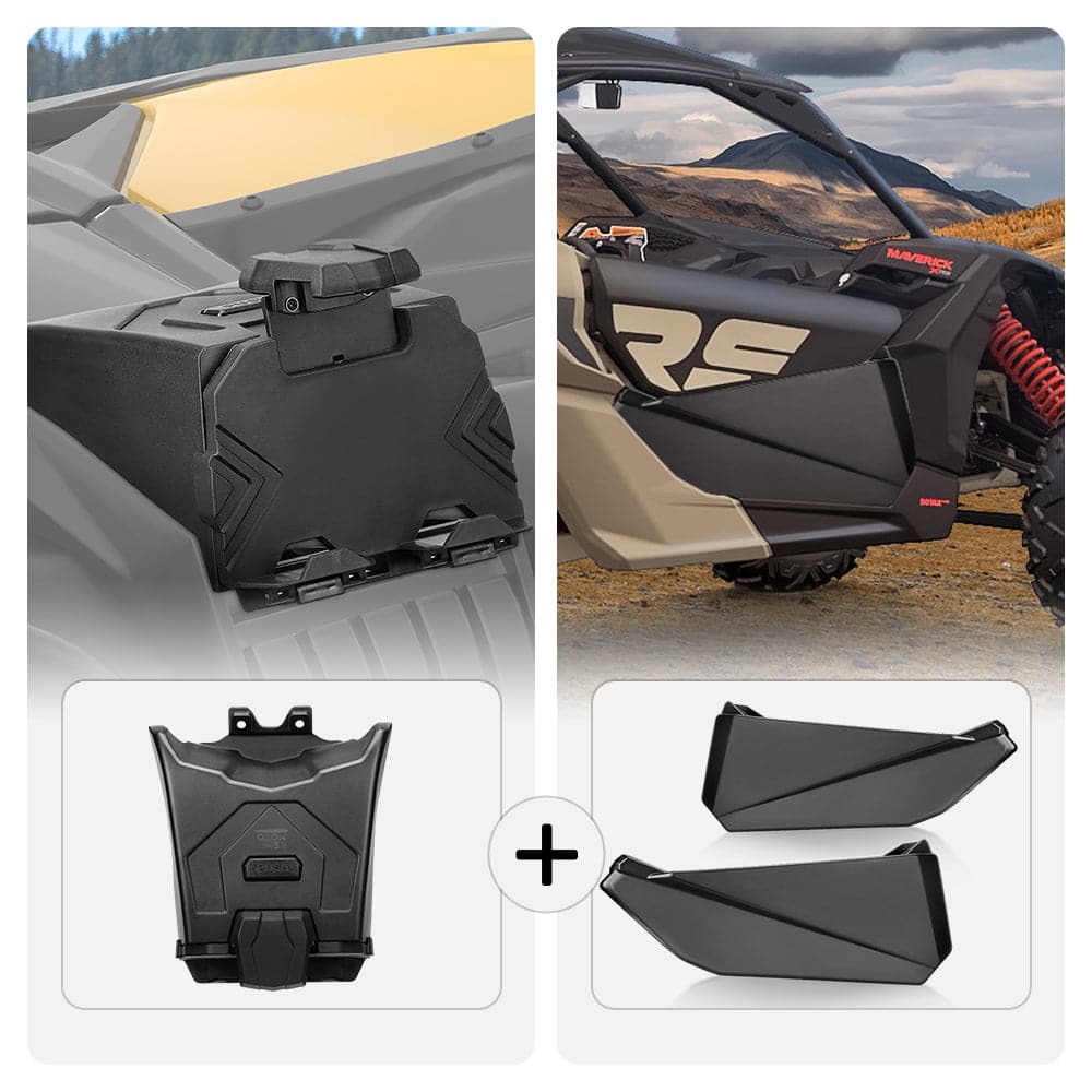 Tablet Holder & Front Lower Door Inserts Fit Can‑Am Maverick X3