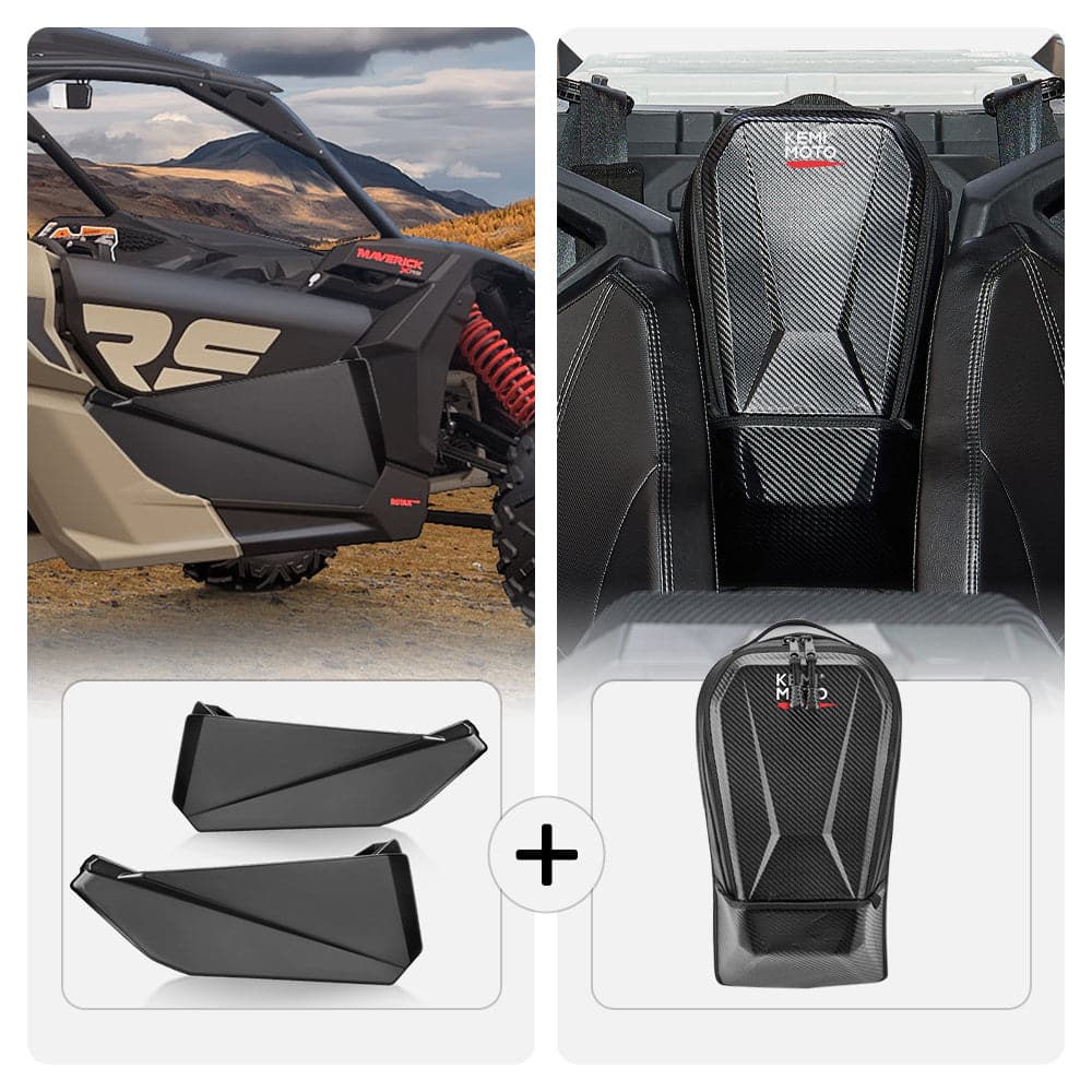 KEMIMOTO Front Lower Door Inserts Storage Bag for Maverick X3