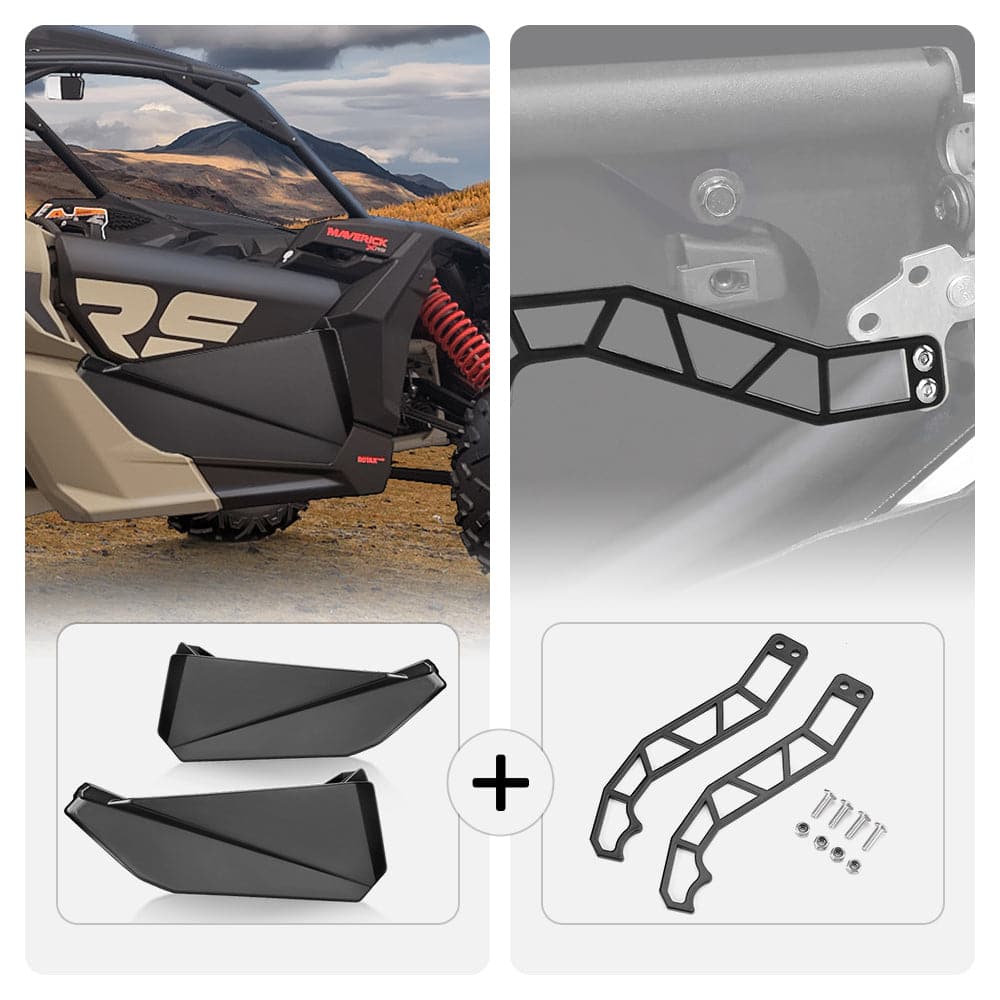 KEMIMOTO Front Lower Door Inserts & Door Handle Injection-Molded Polypropylene