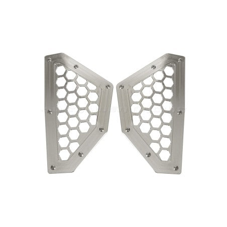 Custom CNC Billet Aluminum Rear Grille Bezels for Can‑Am X3