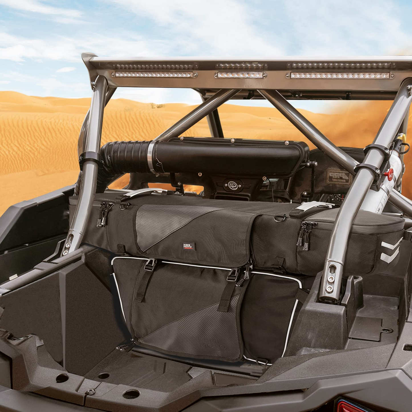 Kemimoto 1680D Rear Cargo Bag for Polaris RZR XP 1000