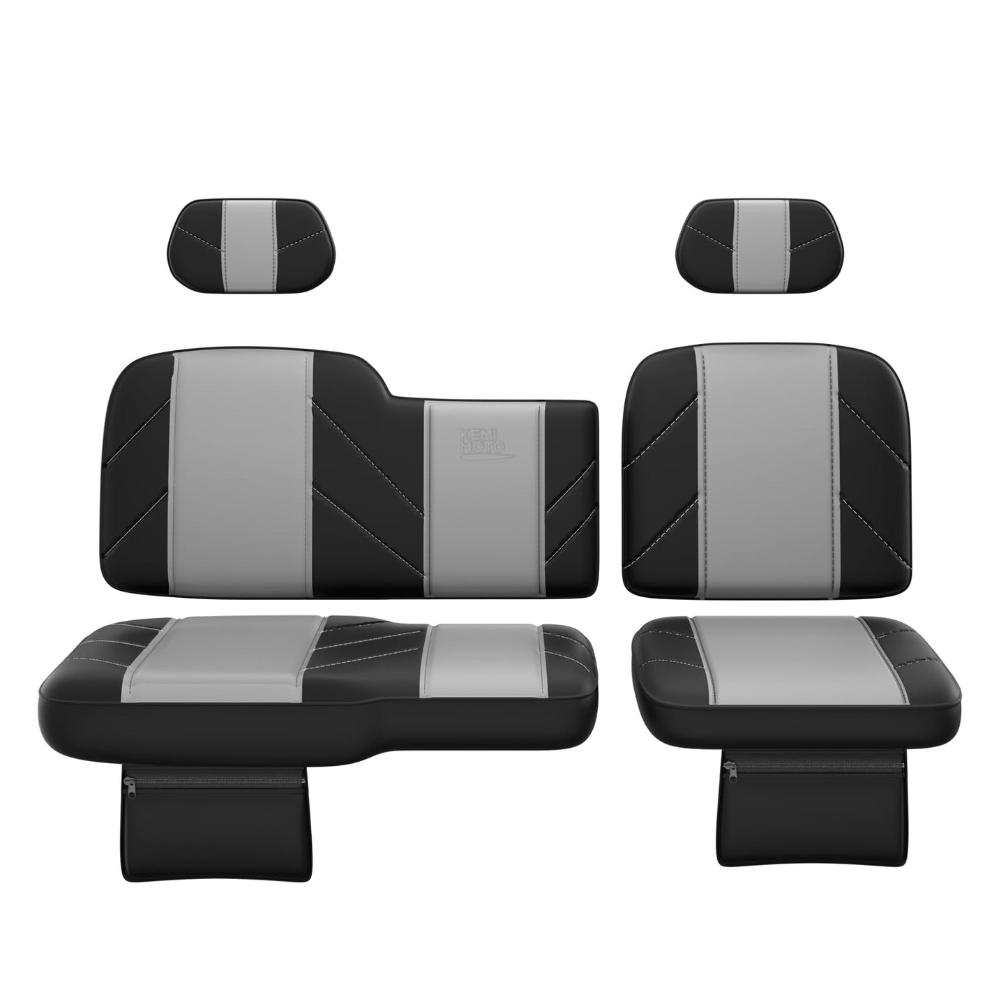 UTV Leather Seat Covers with Pocket for Polaris Ranger XP 1000/Crew