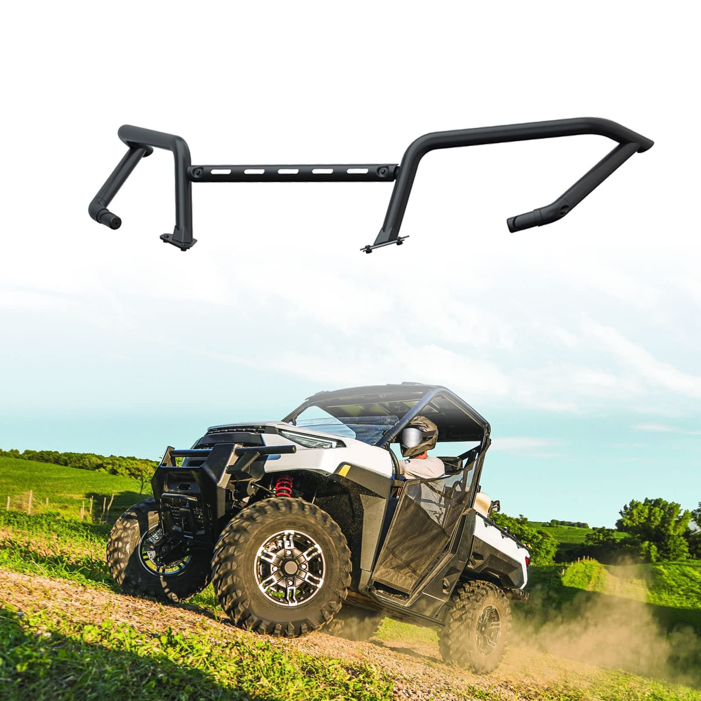 Kemimoto Front Bumper Guard for Polaris Ranger XP 1000