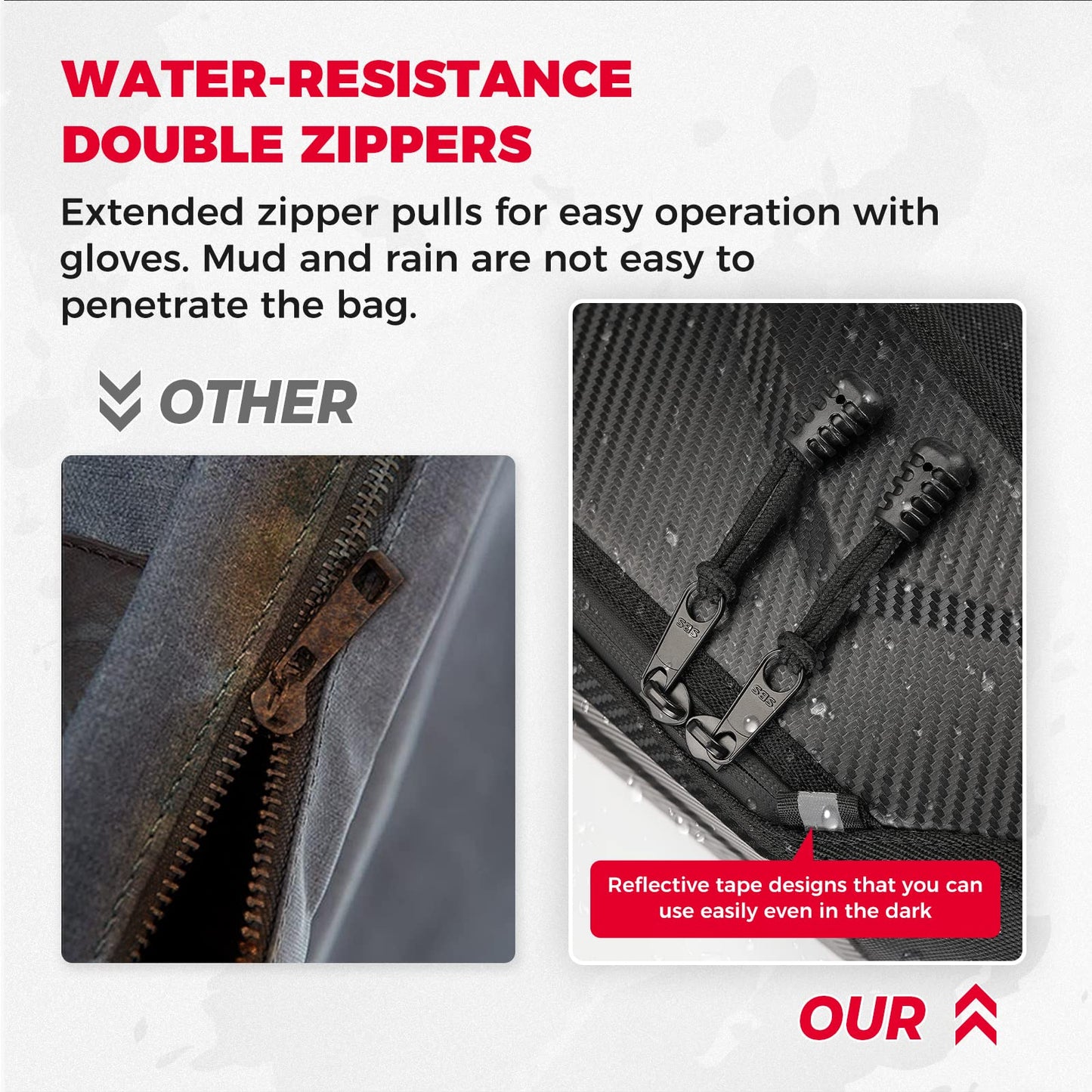 Kemimoto Full Cover & Center Console Bag for Polaris Slingshot