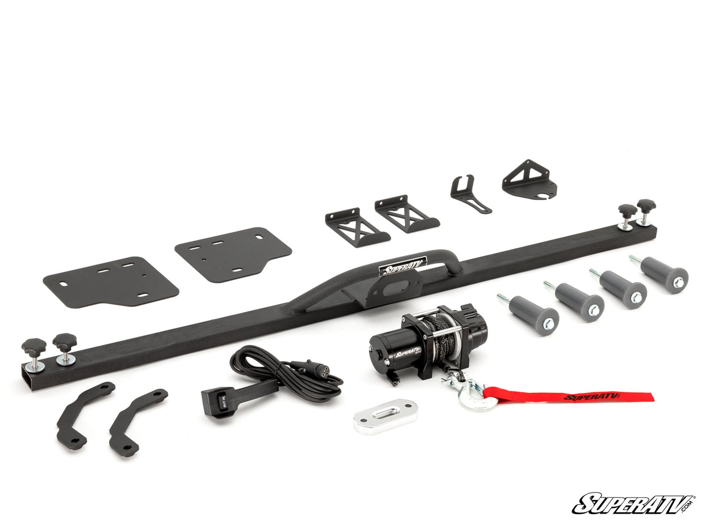 SuperATV Polaris Ranger XP 570 Bed Winch 500‑lb Capacity