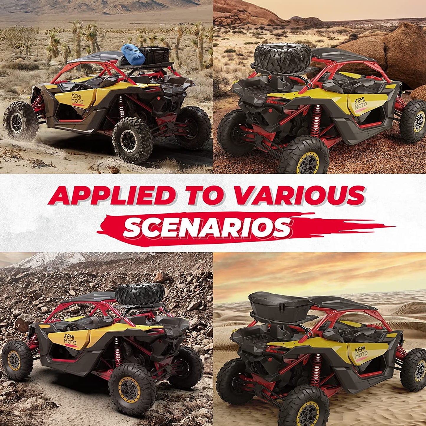 LinQ Pivoting Rack & Rear Storage Bag for Maverick X3/MAX
