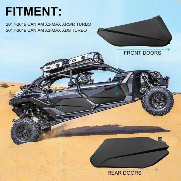 Kemimoto Lower Door Panels Kit for Can‑Am Maverick X3 Max