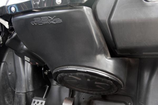 Polaris RZR Gen 1-3 Under Dash Sub Box with 600 watt 10