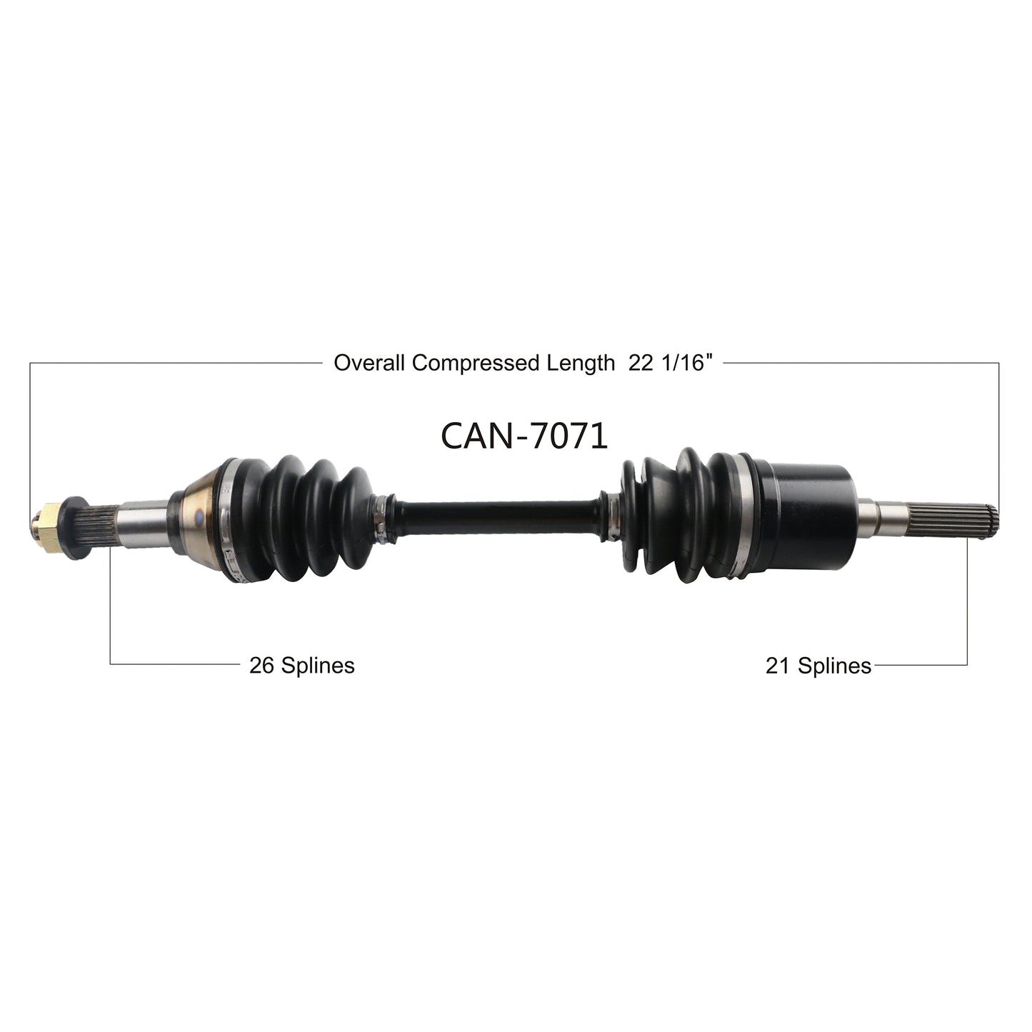 Oe 2.0 Axle Front Right