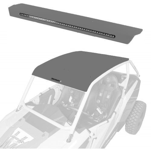 Asylum Roof W/ Light Bar Stealth Grey