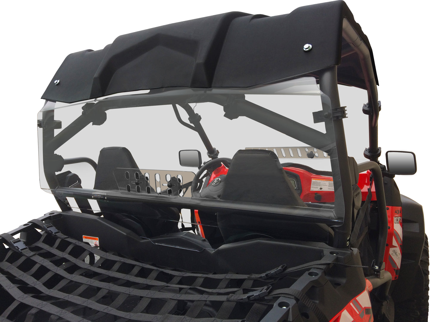 Rear Windshield Vented Cf Moto Z Force