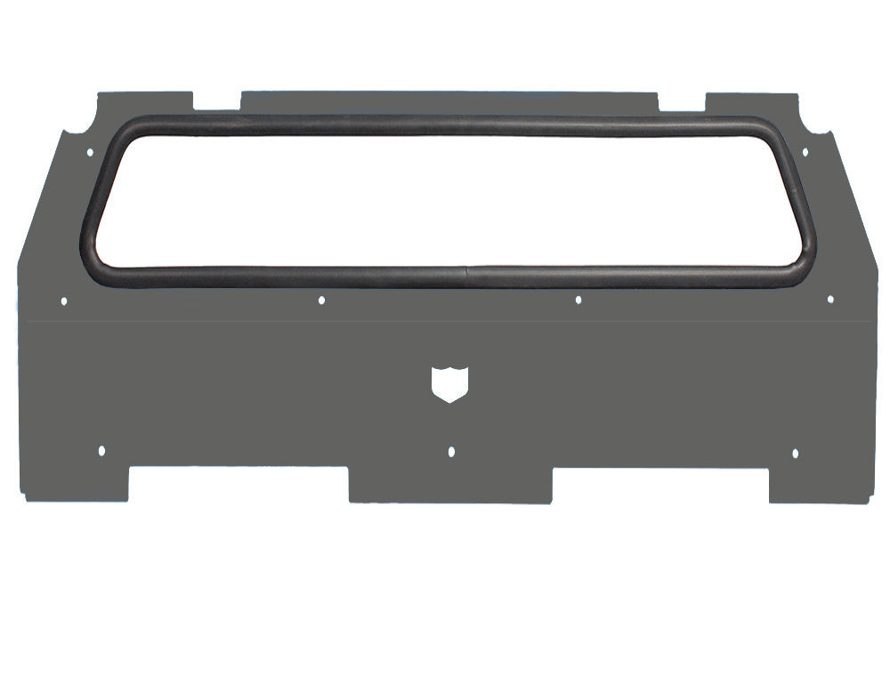 Rear Windshield Titanium Matte Metallic