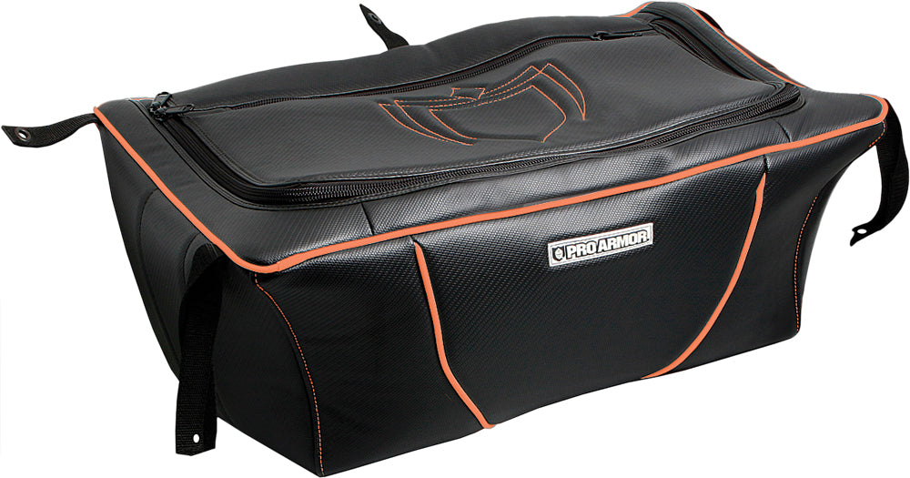 Multi Purpose Bed Storage Black W/Orange