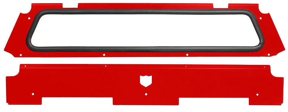 Rear Windshield Red