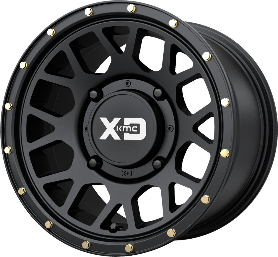 KMC Wheels XS135 Grenade Set Of 4 Wheels (With Optional Tire Package)