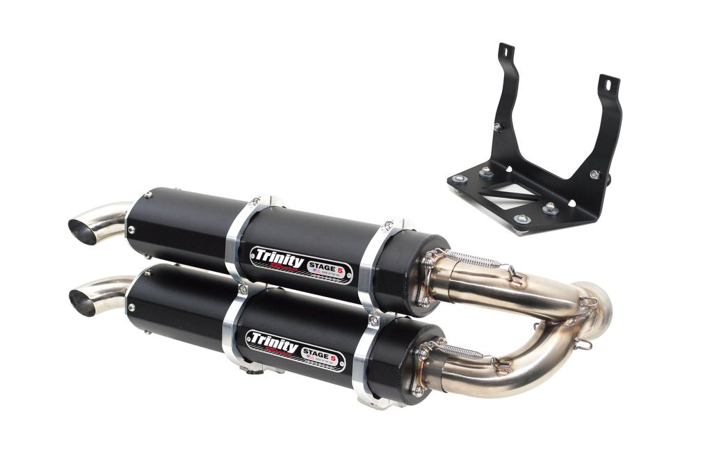 Maverick X3 Dual Slip On Exhaust - Trinity Racing