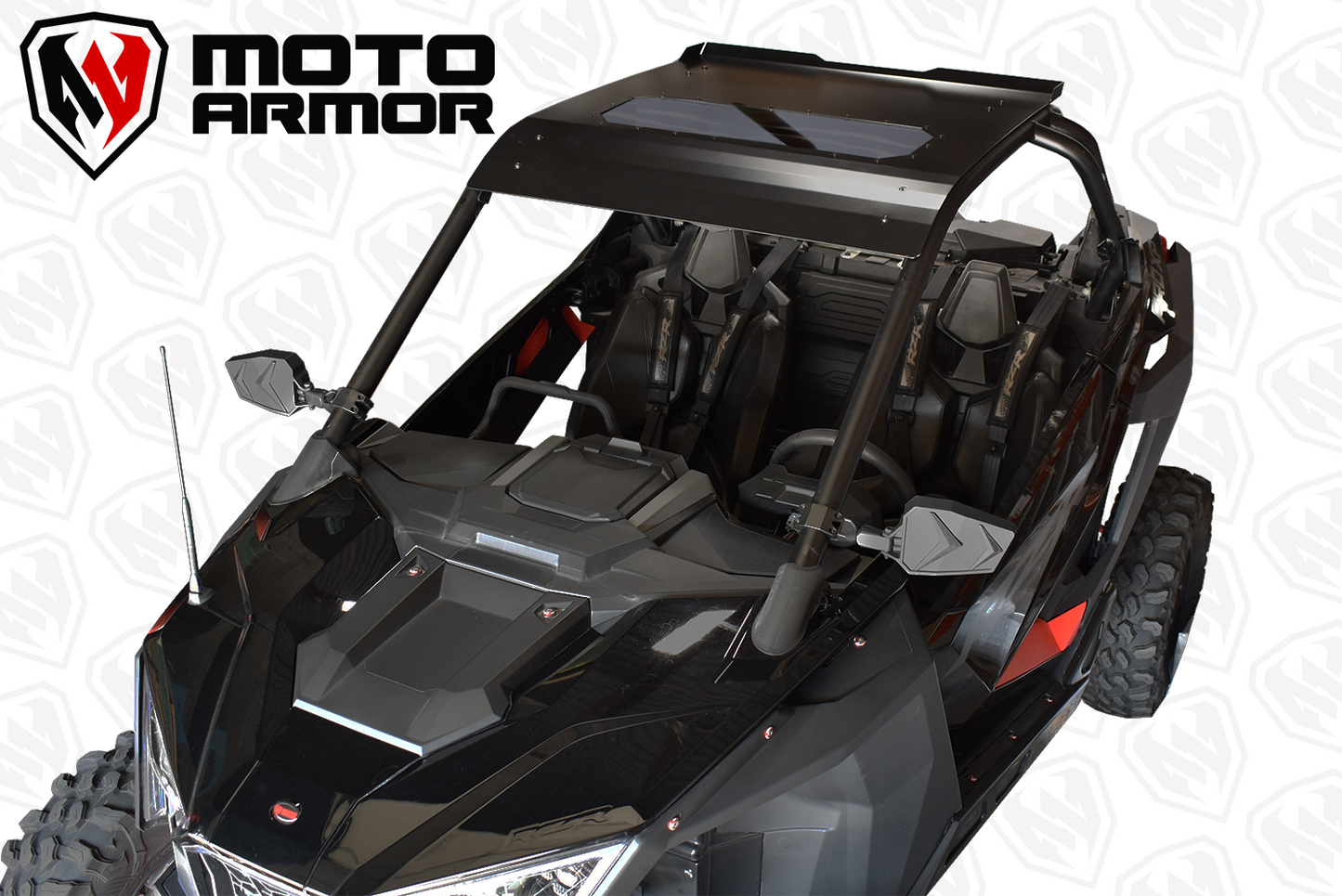 Polaris RZR Pro XP Aluminum Roof With Sunroof Black