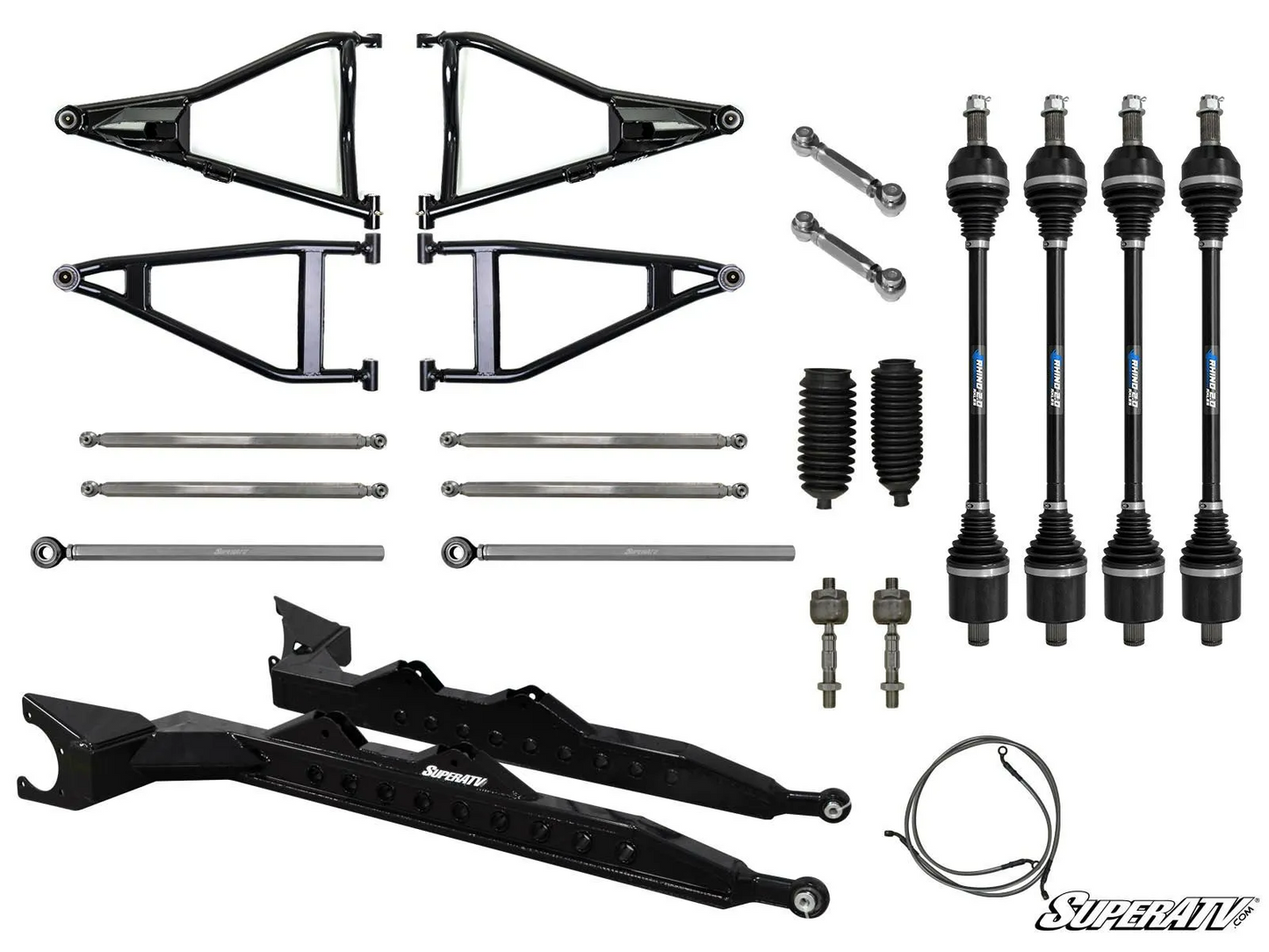 Polaris RZR XP Turbo 3 Inch Long Travel Kit Chromoly Tubed