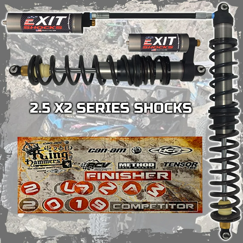 Polaris RZR XP Turbo EXIT Shocks 2.5 X2 Series (2017-2020)