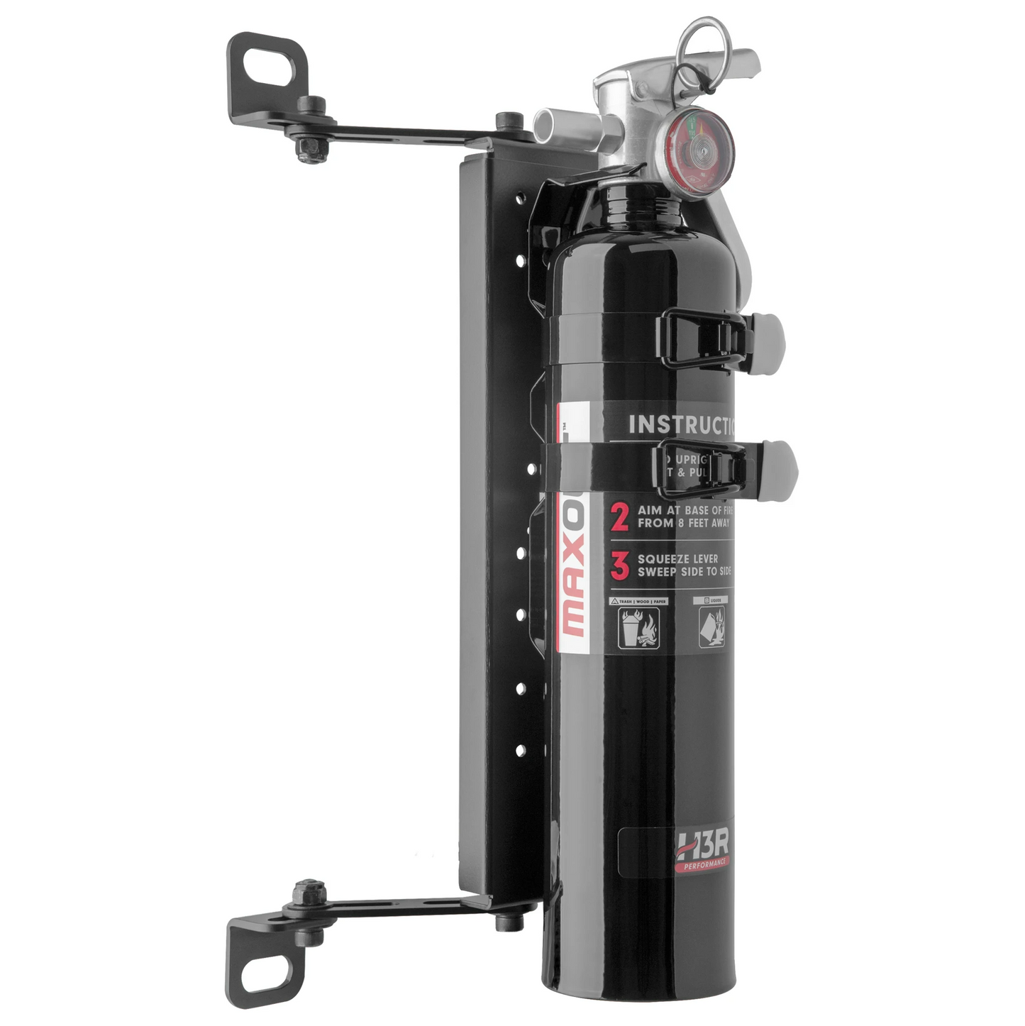 UTV Fire Extinguisher 2.5 Pound Black Maxout Dry Chemical