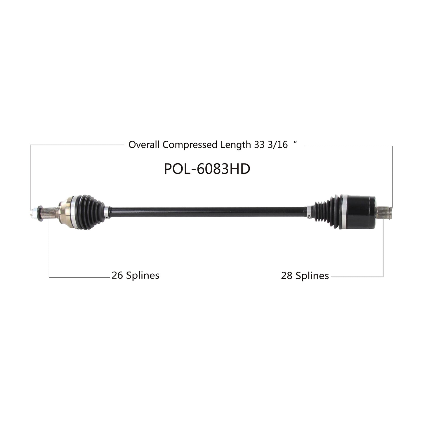 Hd 2.0 Axle Rear Pol