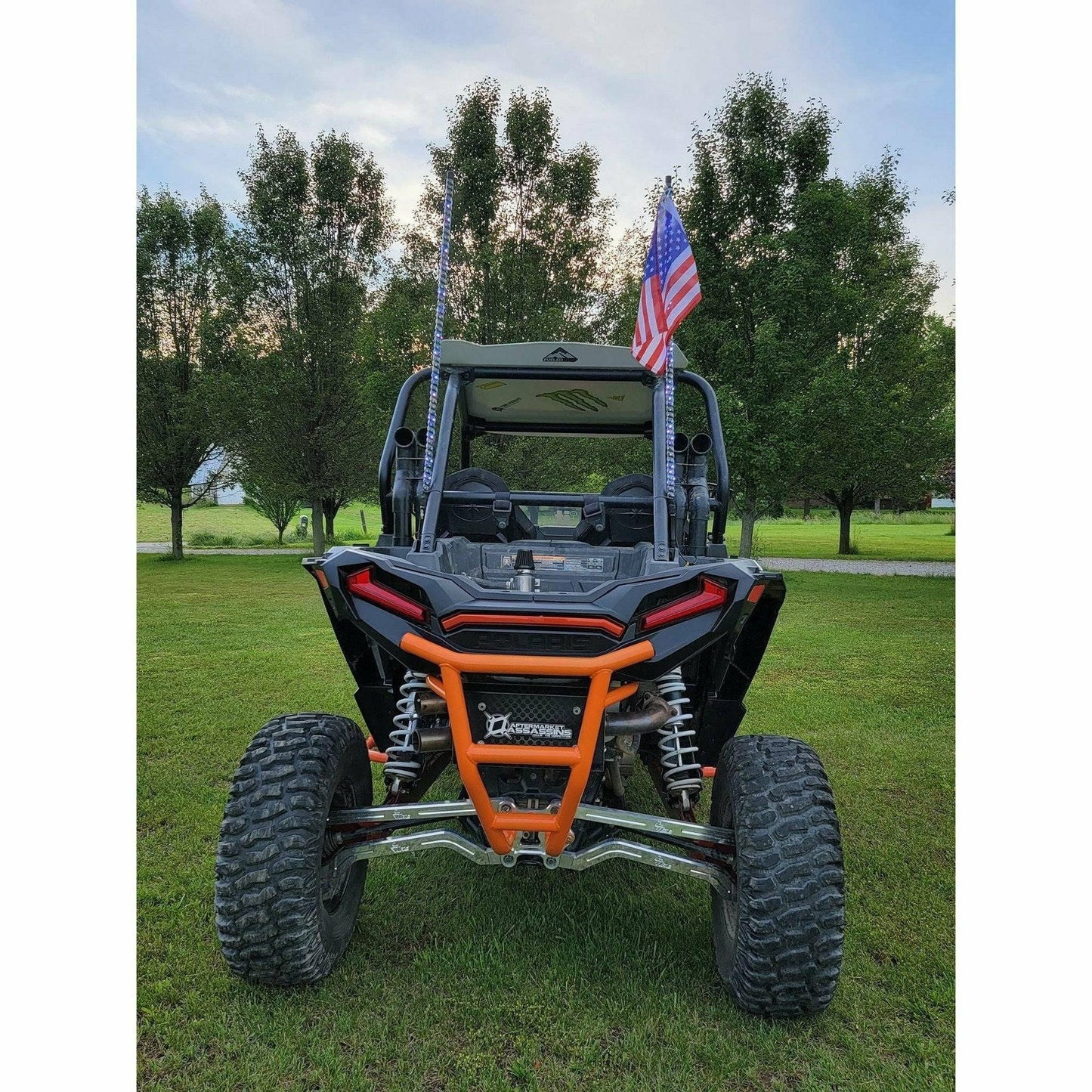 Polaris RZR Turbo S Race Style Rear Bumper
