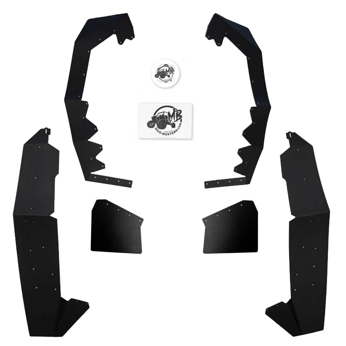 2020+ Polaris RZR Pro XP OEM Fender Extensions - Max Coverage