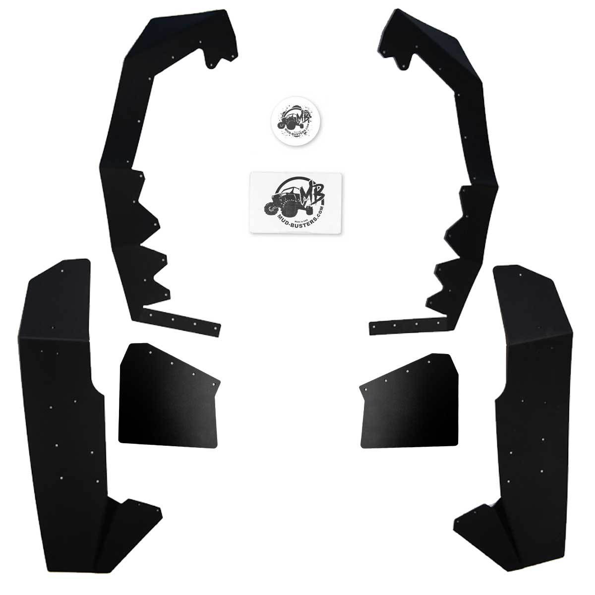 2020+ Polaris RZR Pro XP OEM Fender Extensions - Mud-Lite