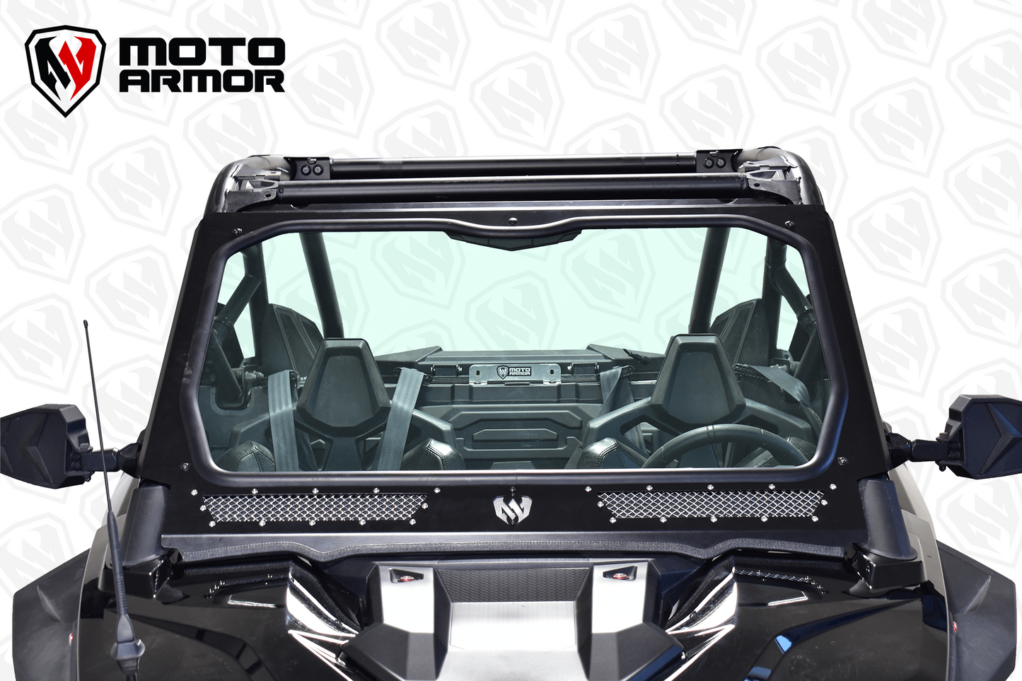 Full Glass Windshield for Polaris RZR PRO XP/RZR TURBO R (Two Vent Model)