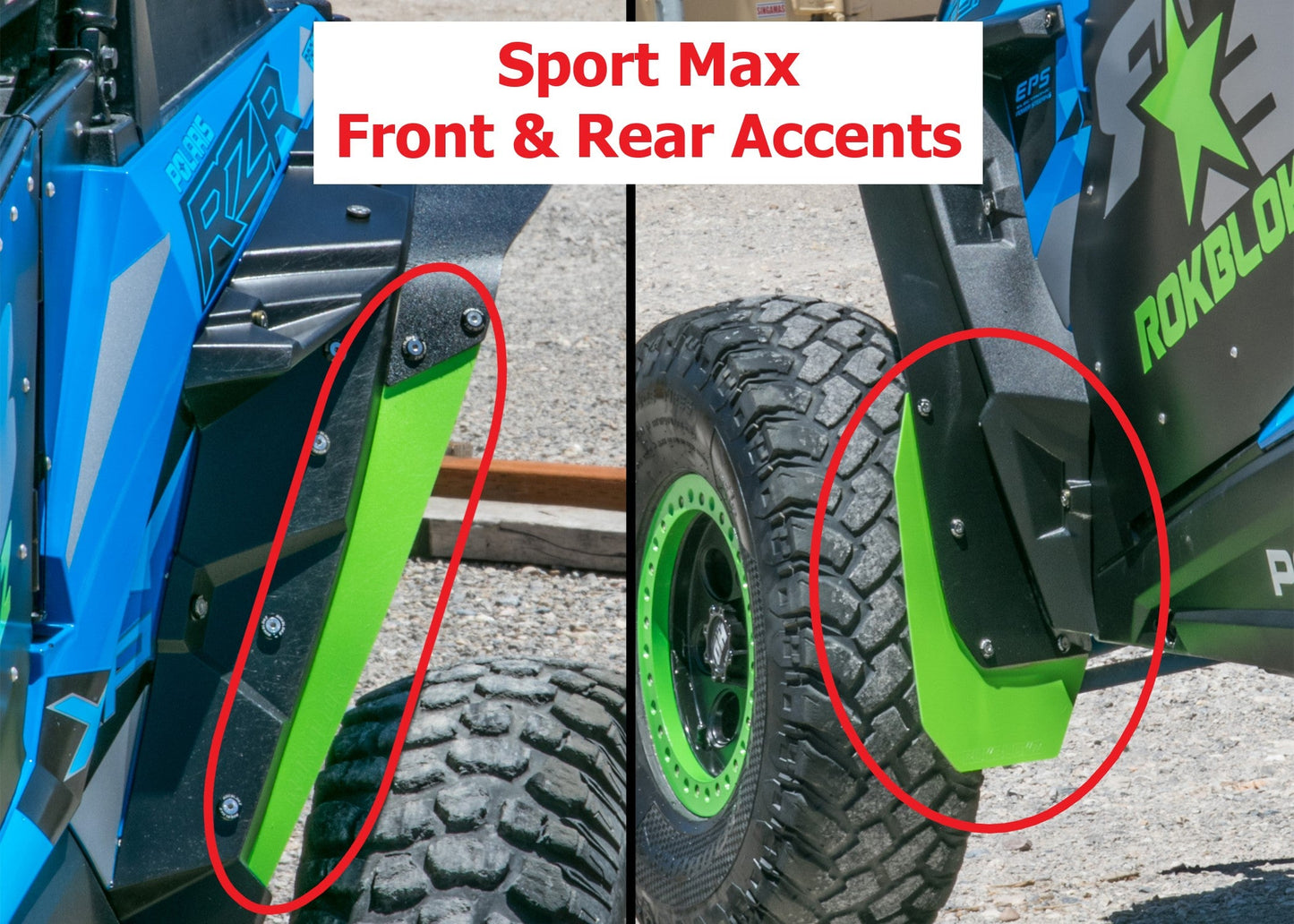 Polaris RZR XPT, XP1000 2014+ Replacement Flaps