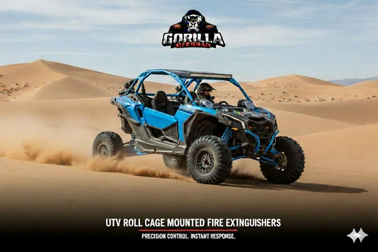 UTV Roll Cage Mounted Fire Extinguishers