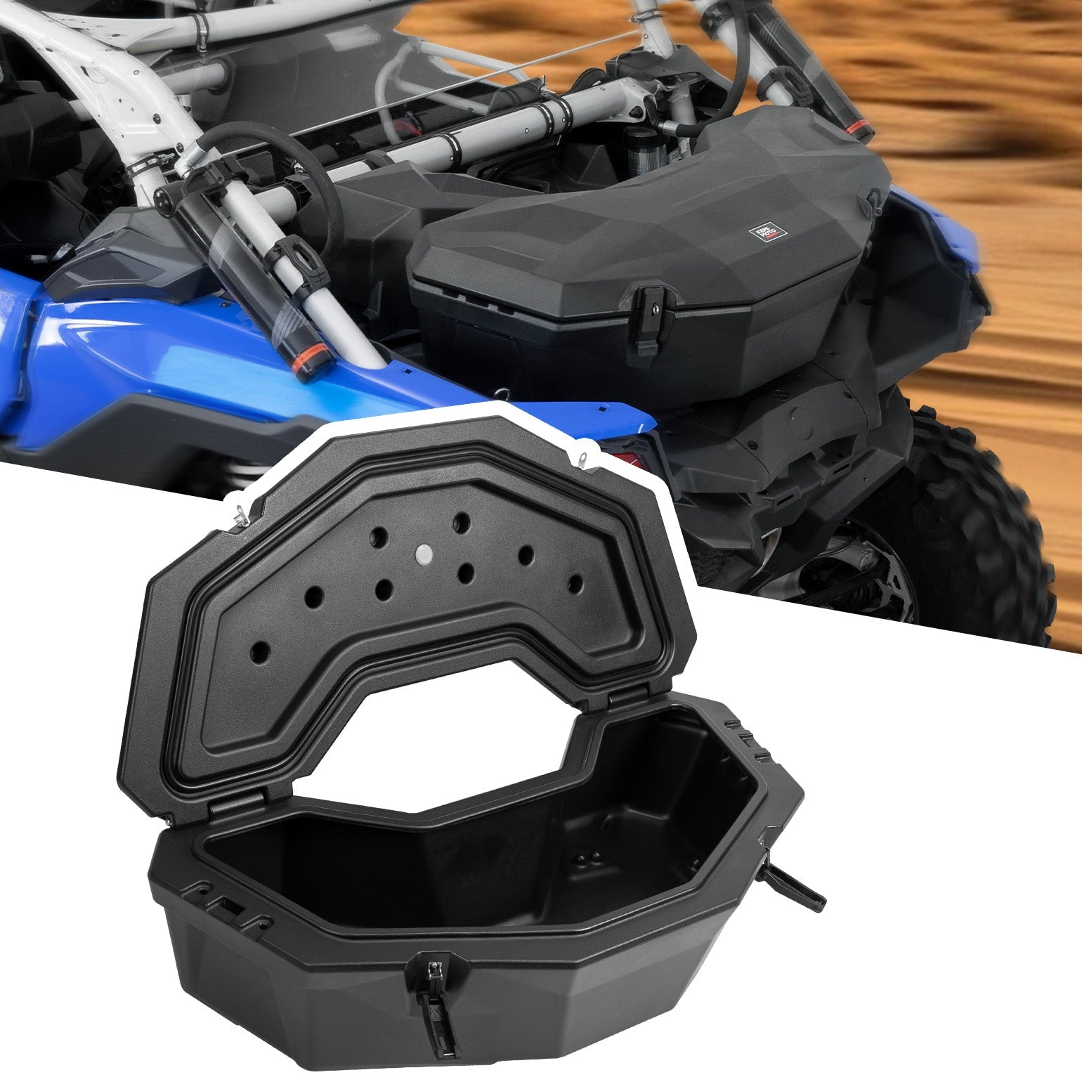 Kemimoto 30L Rear Storage Box for Can‑Am X3/MAX