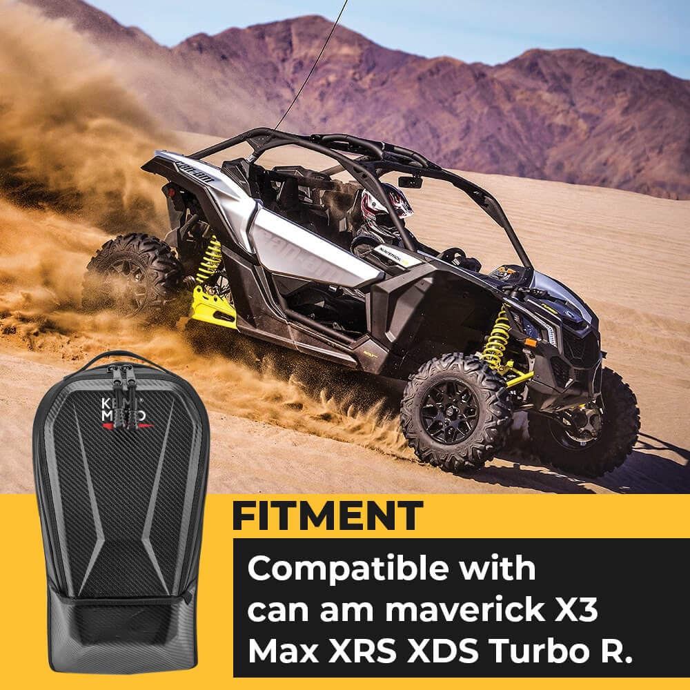 KEMIMOTO Front Lower Door Inserts Storage Bag for Maverick X3